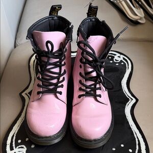 Dr. Martens Pink Combat Boots SIZE 4